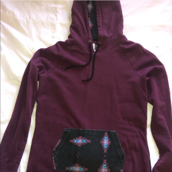 Burgundy hoodie - Picture 2 of 3